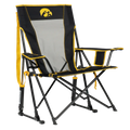 Smooth Motion College Comfort Pro Rocker - Iowa Hawkeyes - Choice 249 - Heavy-Duty Kickback Rocker with Beverage Holder - Default Title