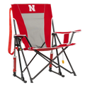 Heavy-Duty Freestyle College Comfort Pro Rocker - Nebraska Cornhuskers - Choice 161 - Patented Spring-Action Rocking Chair for Camping - Default Title