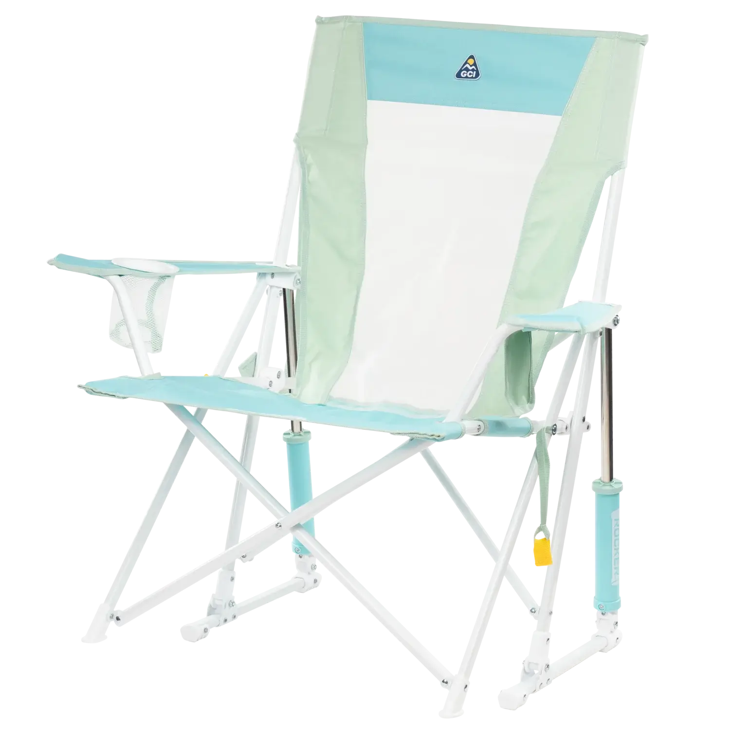 Smooth Motion Comfort Pro Rocker - Choice 375 - Freestyle Rocker Portable Outdoor Folding Chair Detail