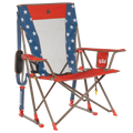 Patented Spring-Action Comfort Pro Rocker - USA Anniversary Deluxe - Choice 424 - Freestyle Rocker Portable Outdoor Folding Chair - Default Title