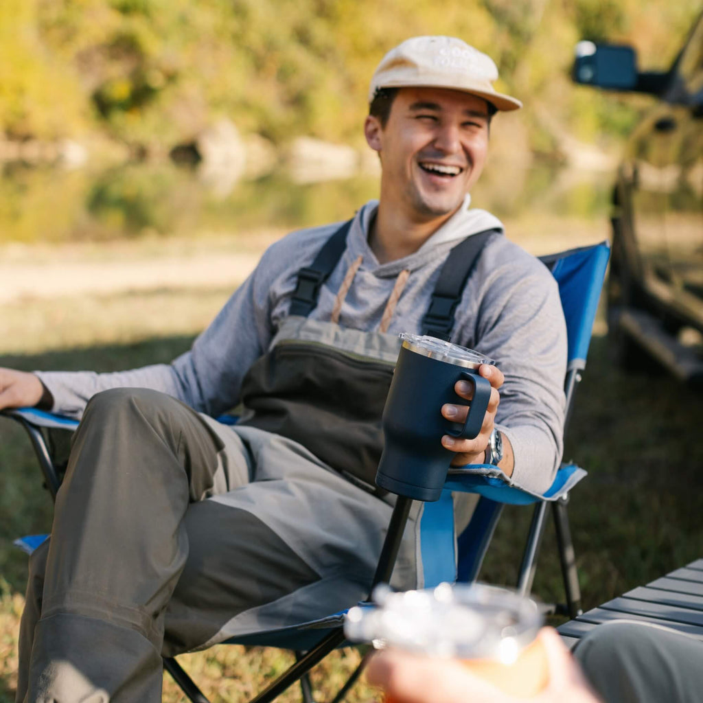Ultra-Compact Comfort Quad Chair - Choice 989 - Space-Saving Micro-Folding Chair for Backpacking Detail