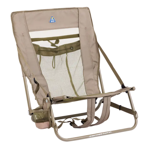 Backpack Travel Everywhere Chair 2 - Choice 656 - Rust-Resistant Aluminum Sand-Friendly Lounge Chair - Aged Fatigue