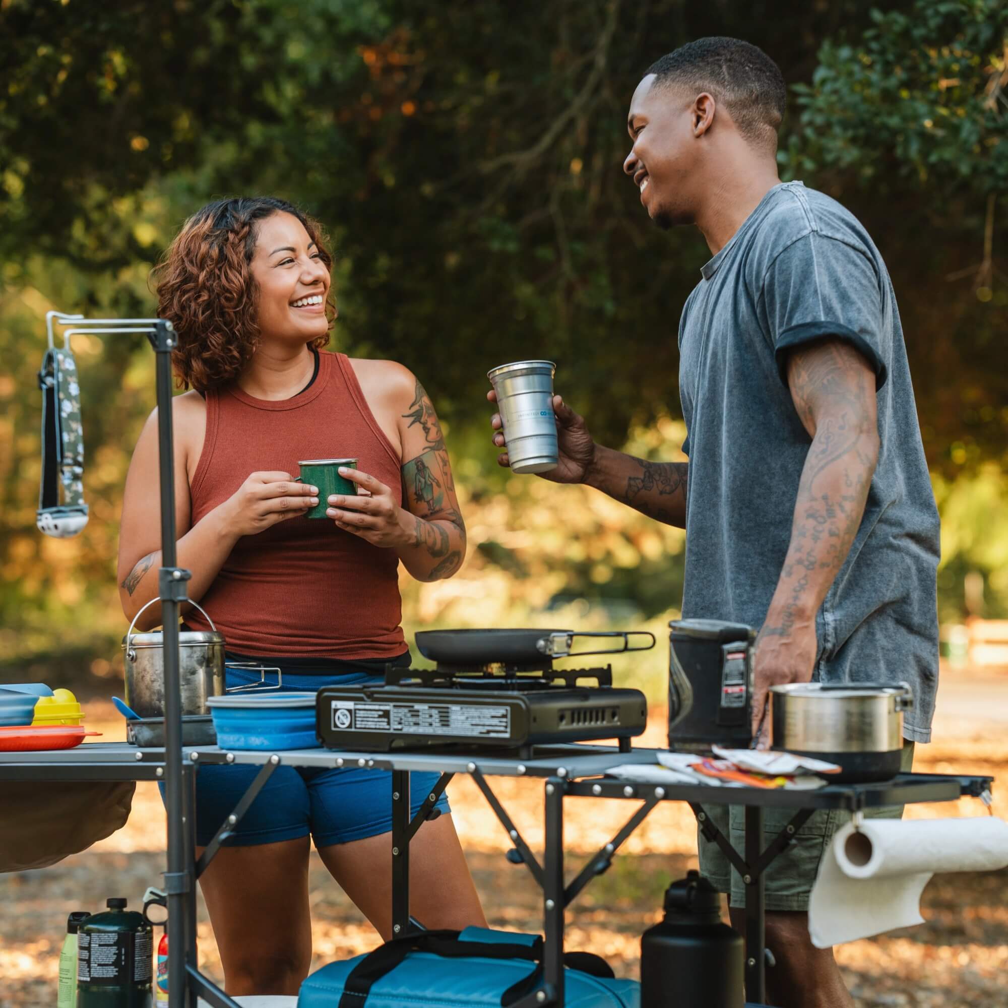 Compact Grilling Master Cook Station - Choice 171 - Portable Compact BBQ Grilling Tool Set Detail
