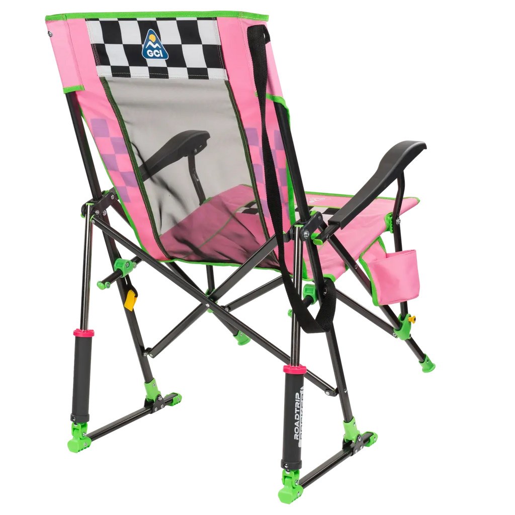 Heavy-Duty Freestyle RoadTrip Rocker - NASCAR For Her - Choice 560 - RoadTrip Rocker Smooth Motion Camp Chair Detail