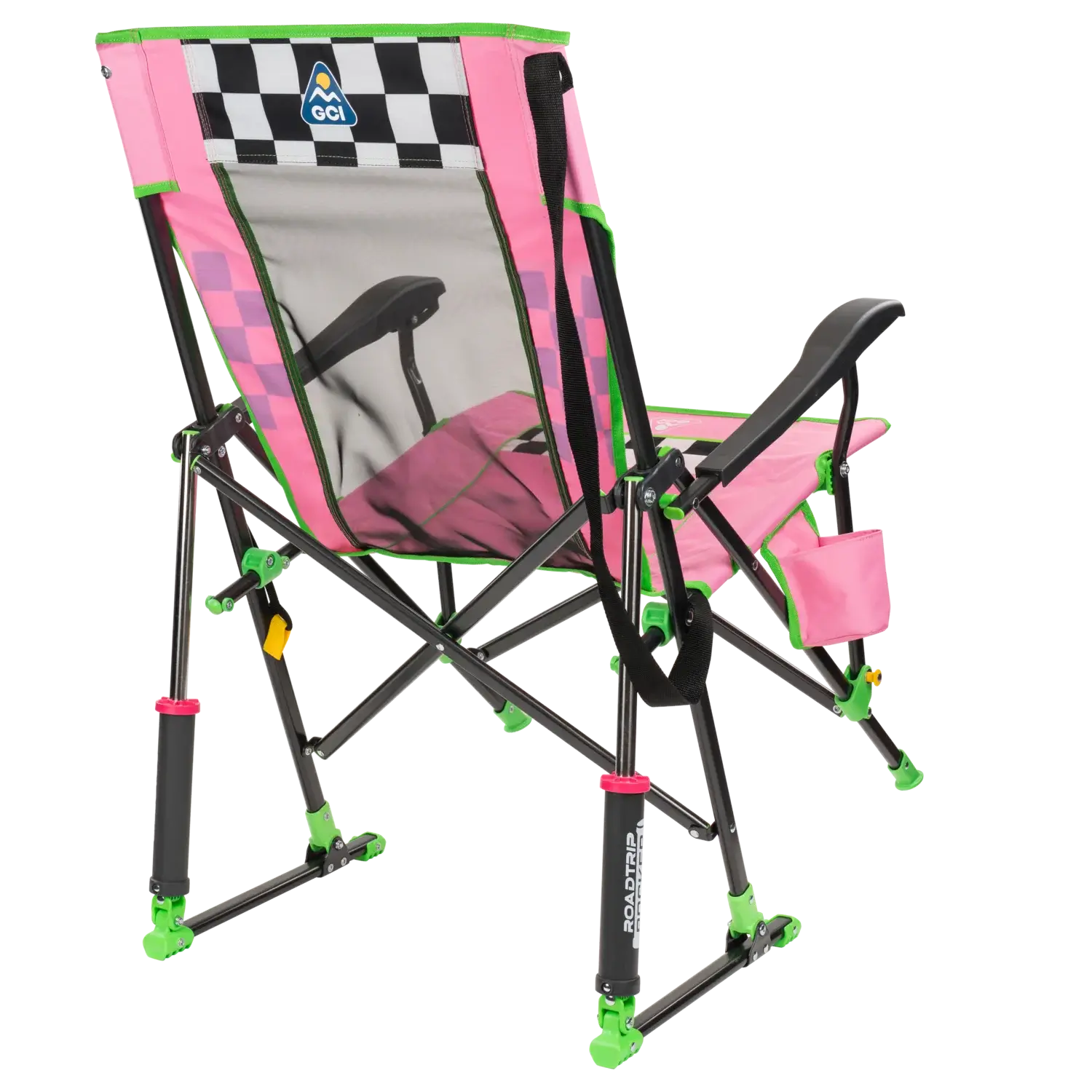 Heavy-Duty Freestyle RoadTrip Rocker - NASCAR For Her - Choice 560 - RoadTrip Rocker Smooth Motion Camp Chair Detail