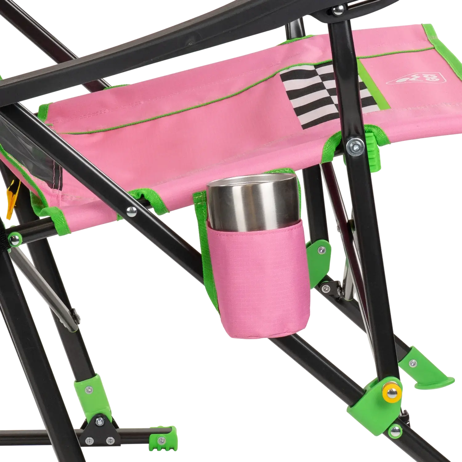 Heavy-Duty Freestyle RoadTrip Rocker - NASCAR For Her - Choice 560 - RoadTrip Rocker Smooth Motion Camp Chair Detail