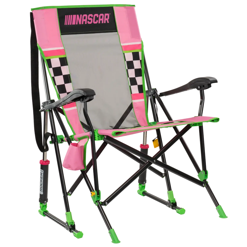 Heavy-Duty Freestyle RoadTrip Rocker - NASCAR For Her - Choice 560 - RoadTrip Rocker Smooth Motion Camp Chair - Default Title