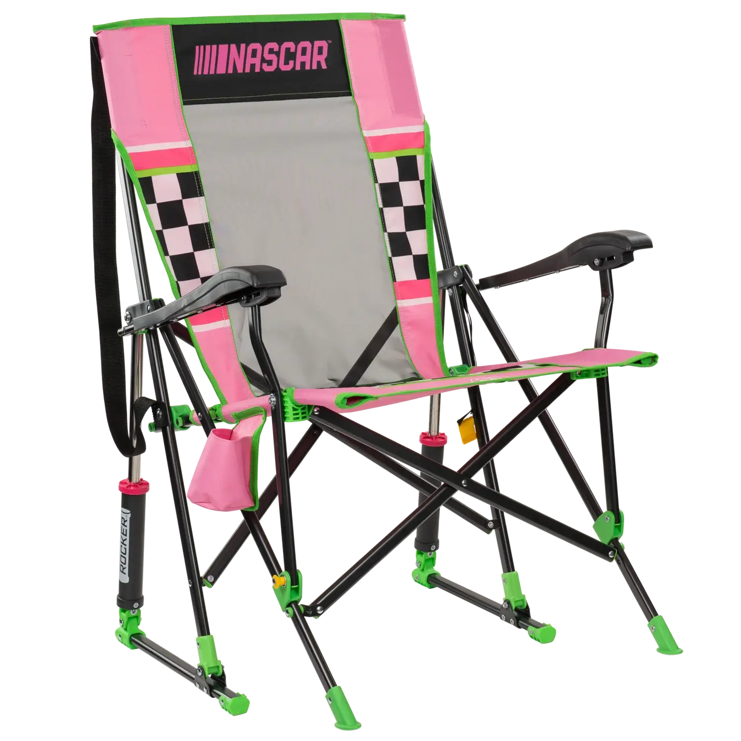 Heavy-Duty Freestyle RoadTrip Rocker - NASCAR For Her - Choice 560 - RoadTrip Rocker Smooth Motion Camp Chair - Default Title