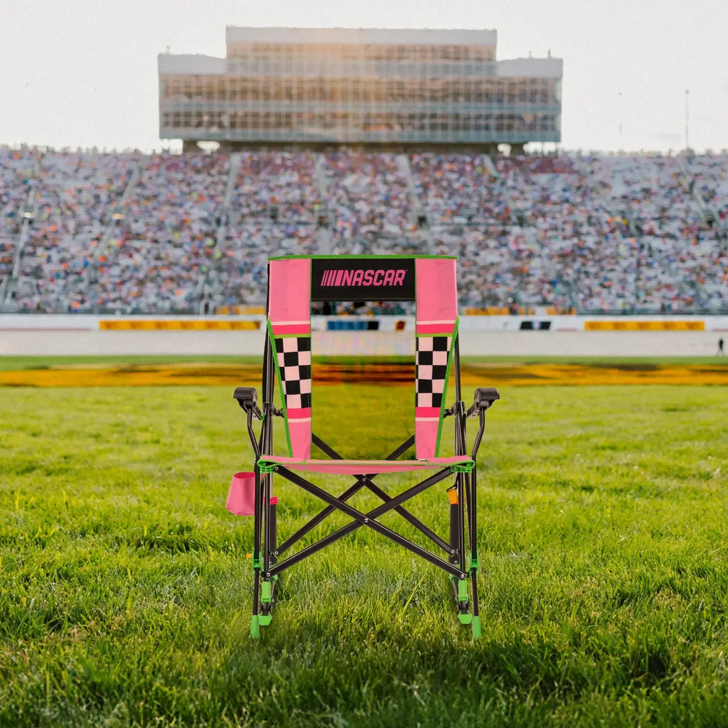 Heavy-Duty Freestyle RoadTrip Rocker - NASCAR For Her - Choice 560 - RoadTrip Rocker Smooth Motion Camp Chair Detail