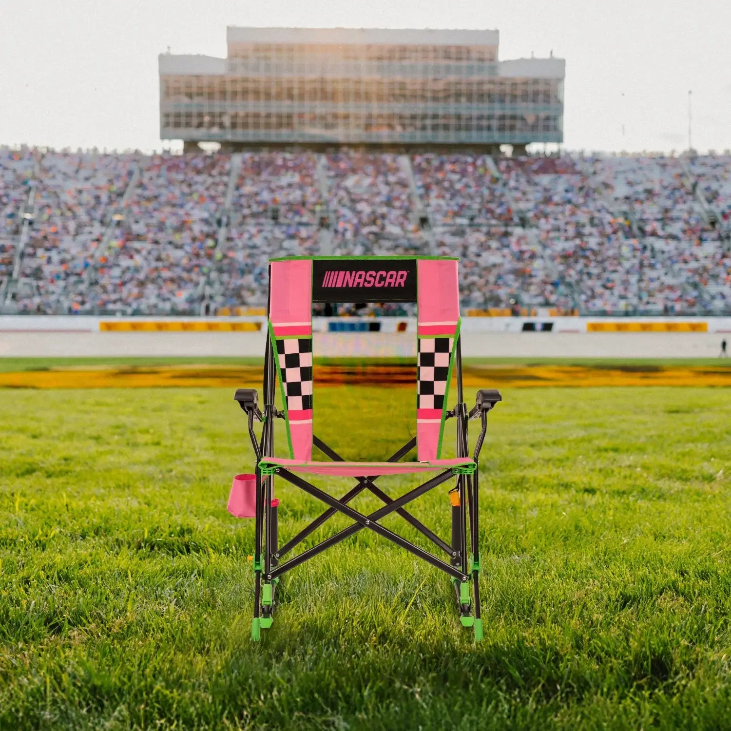 Heavy-Duty Freestyle RoadTrip Rocker - NASCAR For Her - Choice 560 - RoadTrip Rocker Smooth Motion Camp Chair Detail
