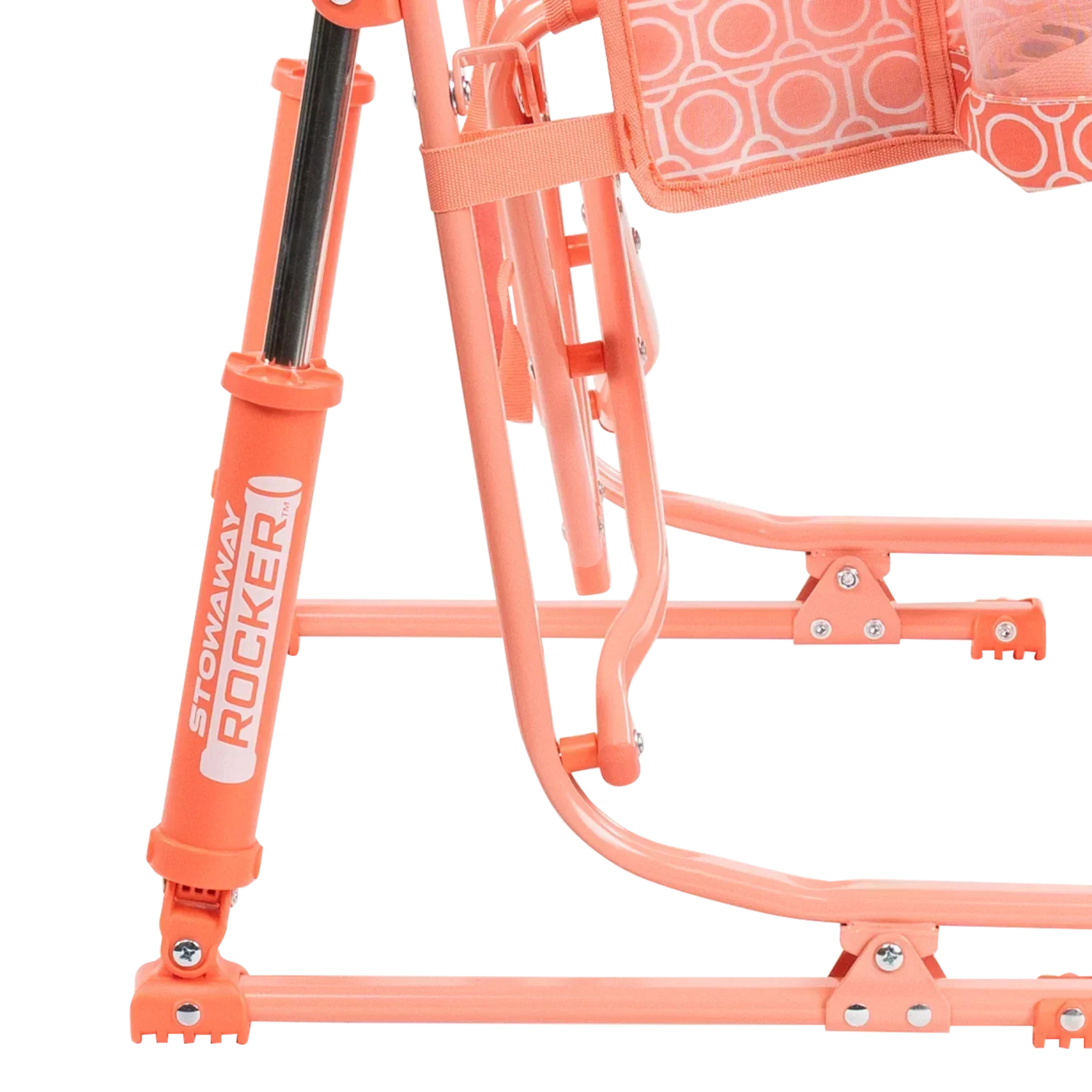Patented Spring-Action Stowaway Rocker - Choice 794 - RoadTrip Rocker Smooth Motion Camp Chair Detail