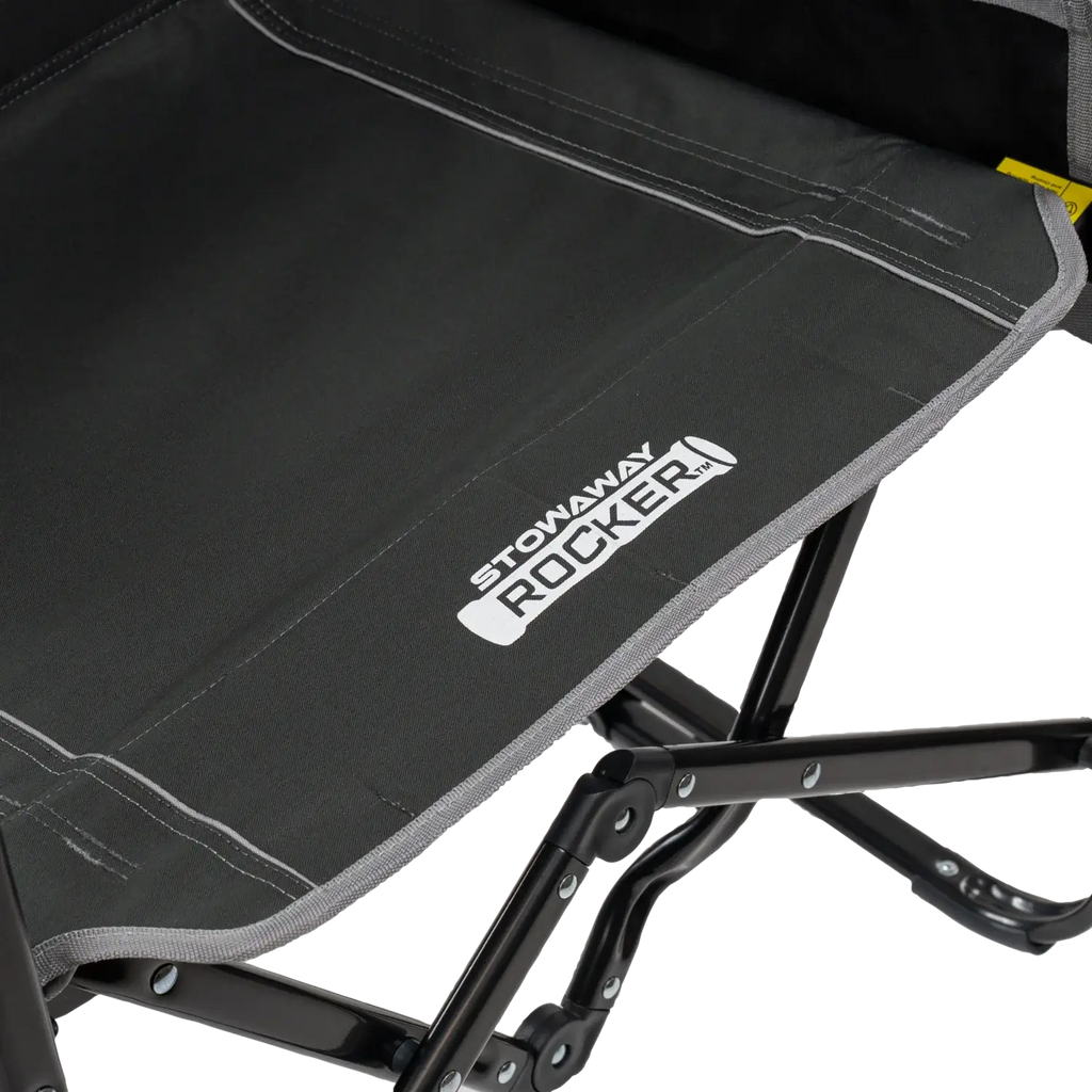 Luxury Camp Stowaway Rocker with Side Table - Choice 253 - RoadTrip Rocker Smooth Motion Camp Chair Detail