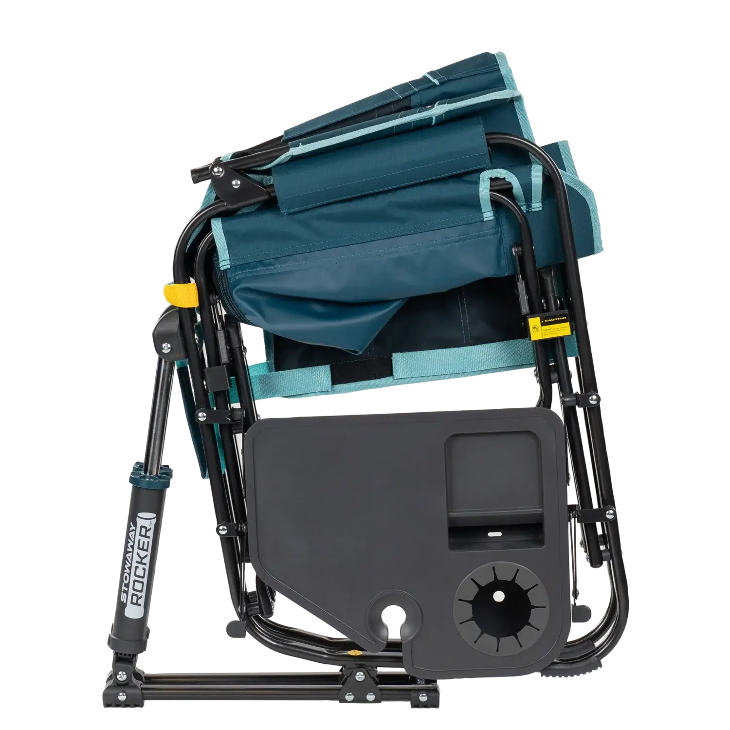 Luxury Camp Stowaway Rocker with Side Table - Choice 253 - RoadTrip Rocker Smooth Motion Camp Chair Detail