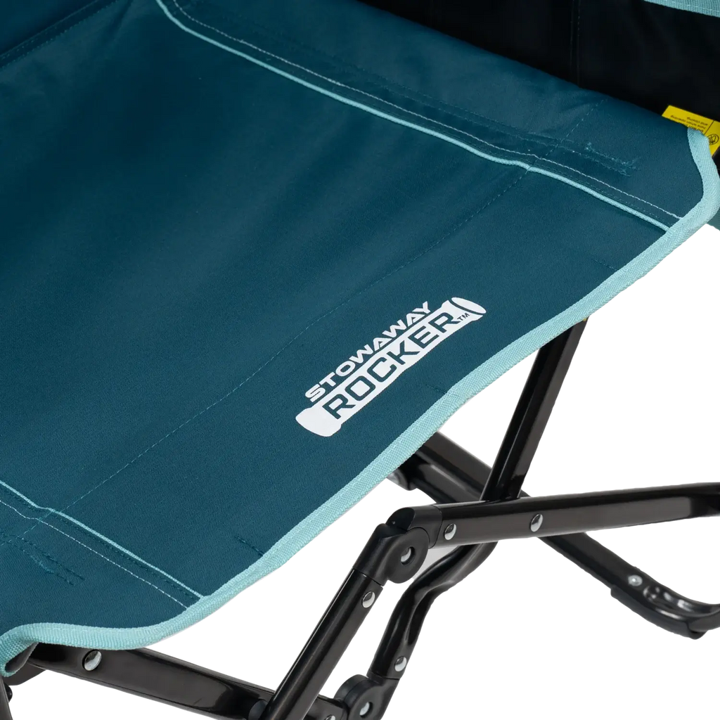 Luxury Camp Stowaway Rocker with Side Table - Choice 253 - RoadTrip Rocker Smooth Motion Camp Chair Detail