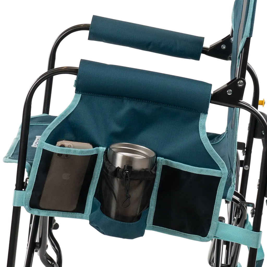 Luxury Camp Stowaway Rocker with Side Table - Choice 253 - RoadTrip Rocker Smooth Motion Camp Chair Detail