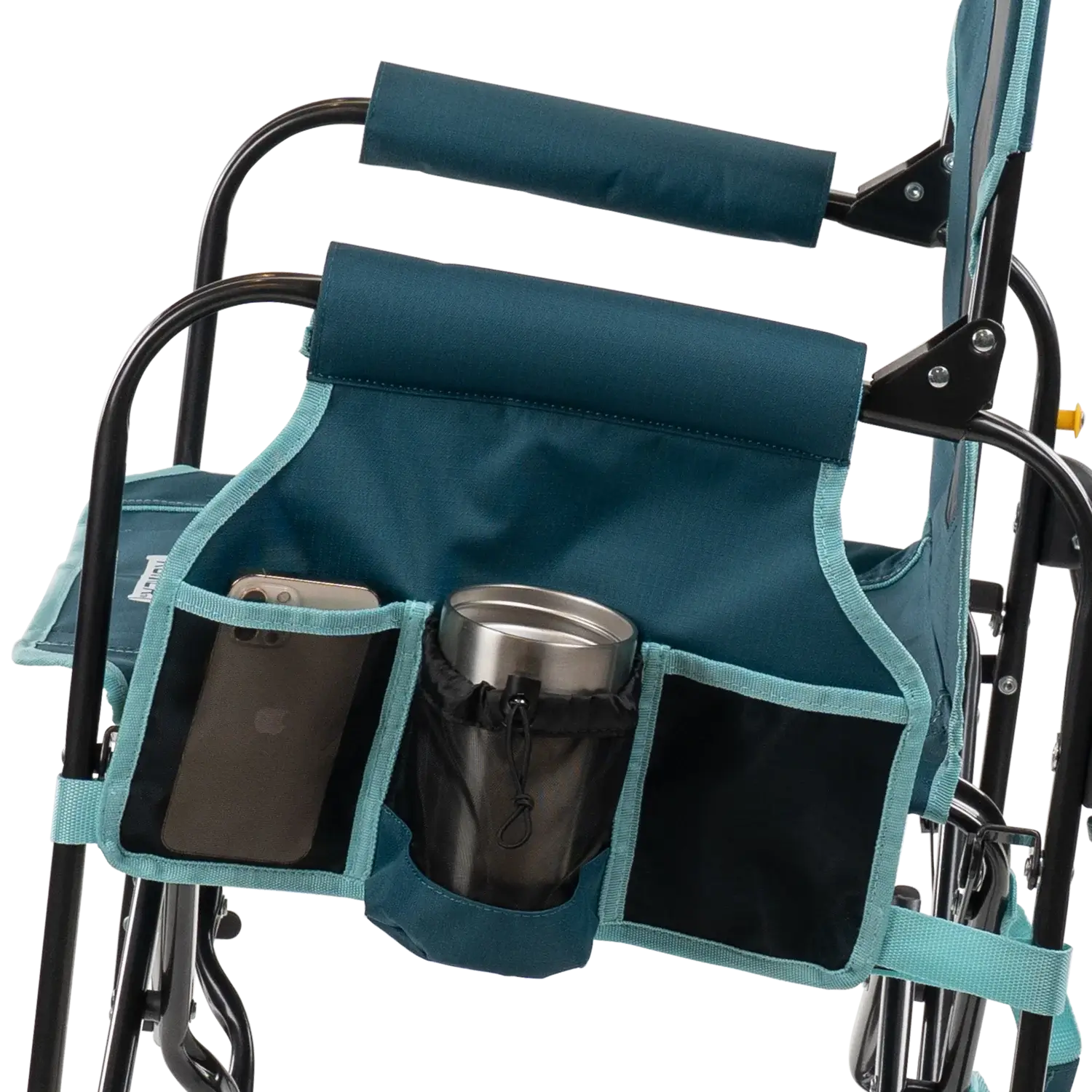Luxury Camp Stowaway Rocker with Side Table - Choice 253 - RoadTrip Rocker Smooth Motion Camp Chair Detail
