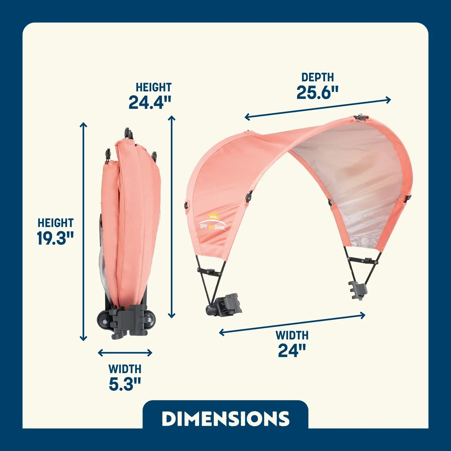 UV-Protection SunShade Accessory - Choice 361 - SunShade Canopy for Beach & Camping Detail