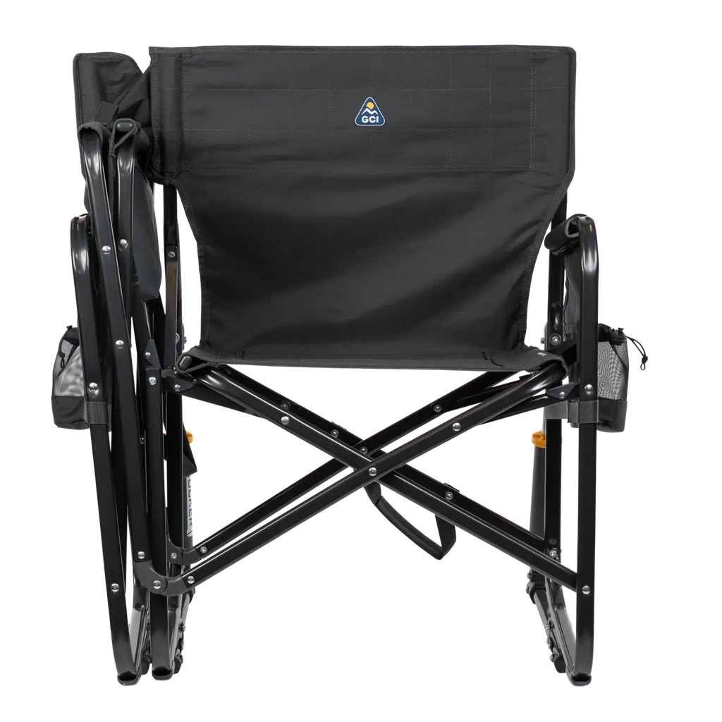 Patented Spring-Action Tandem Rocker - Choice 227 - Freestyle Rocker Portable Outdoor Folding Chair Detail