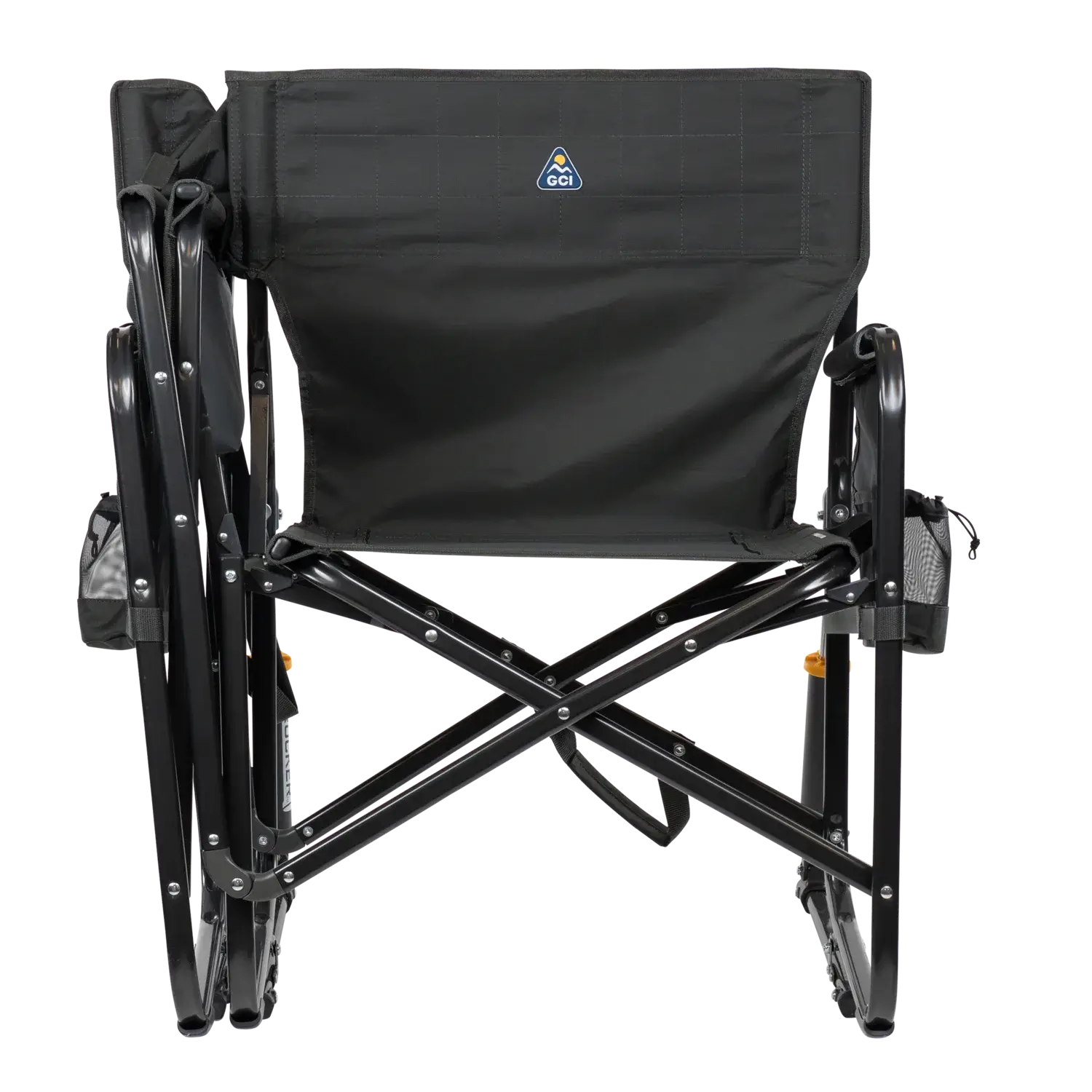 Patented Spring-Action Tandem Rocker - Choice 227 - Freestyle Rocker Portable Outdoor Folding Chair Detail