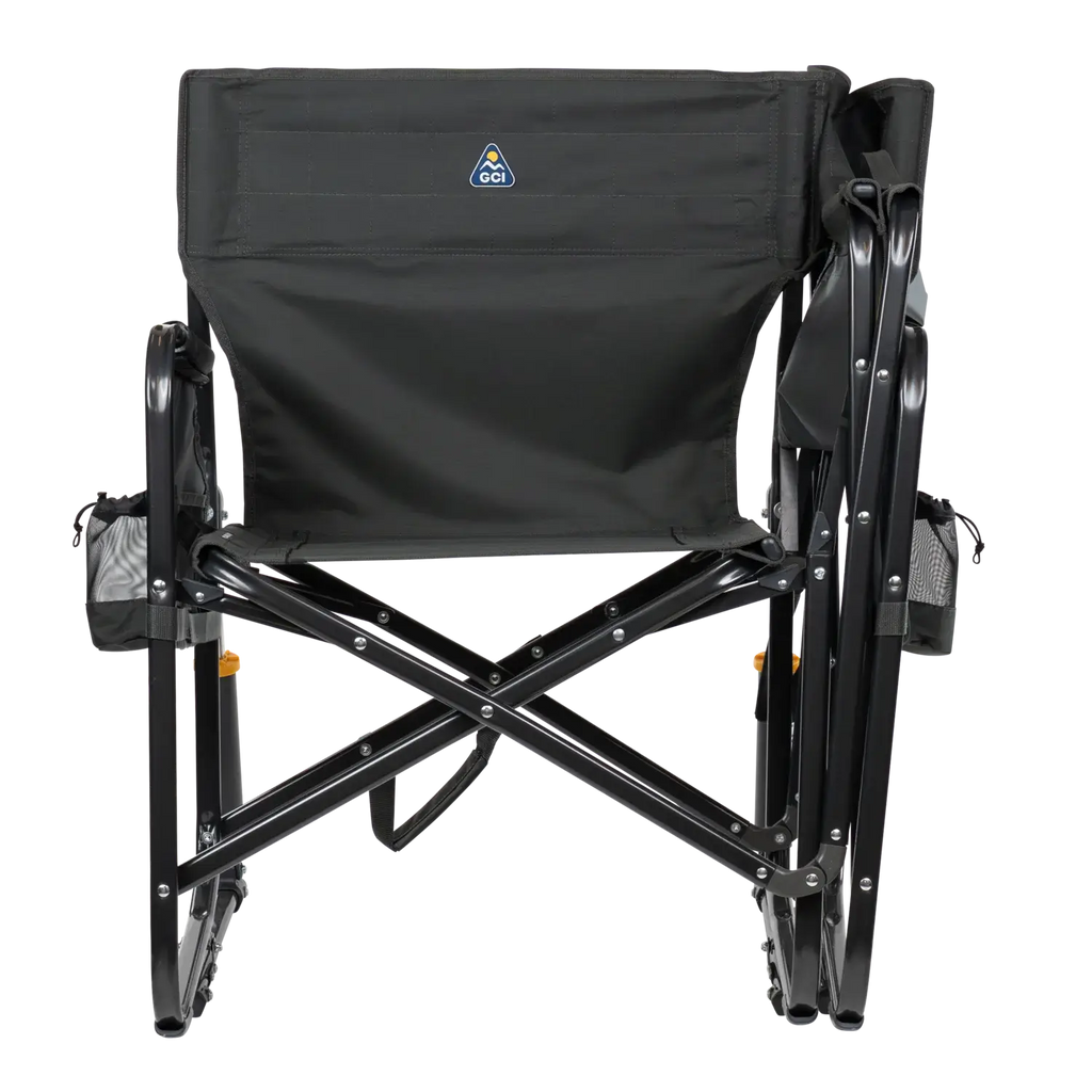 Patented Spring-Action Tandem Rocker - Choice 227 - Freestyle Rocker Portable Outdoor Folding Chair Detail
