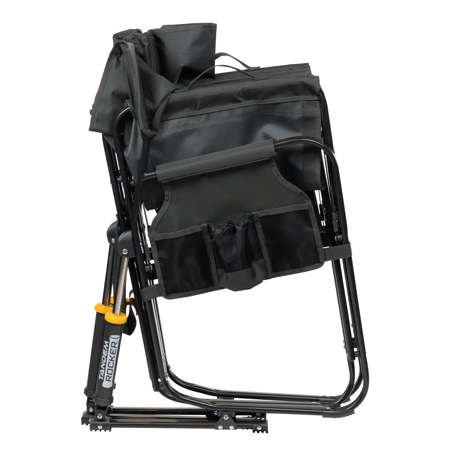 Patented Spring-Action Tandem Rocker - Choice 227 - Freestyle Rocker Portable Outdoor Folding Chair Detail