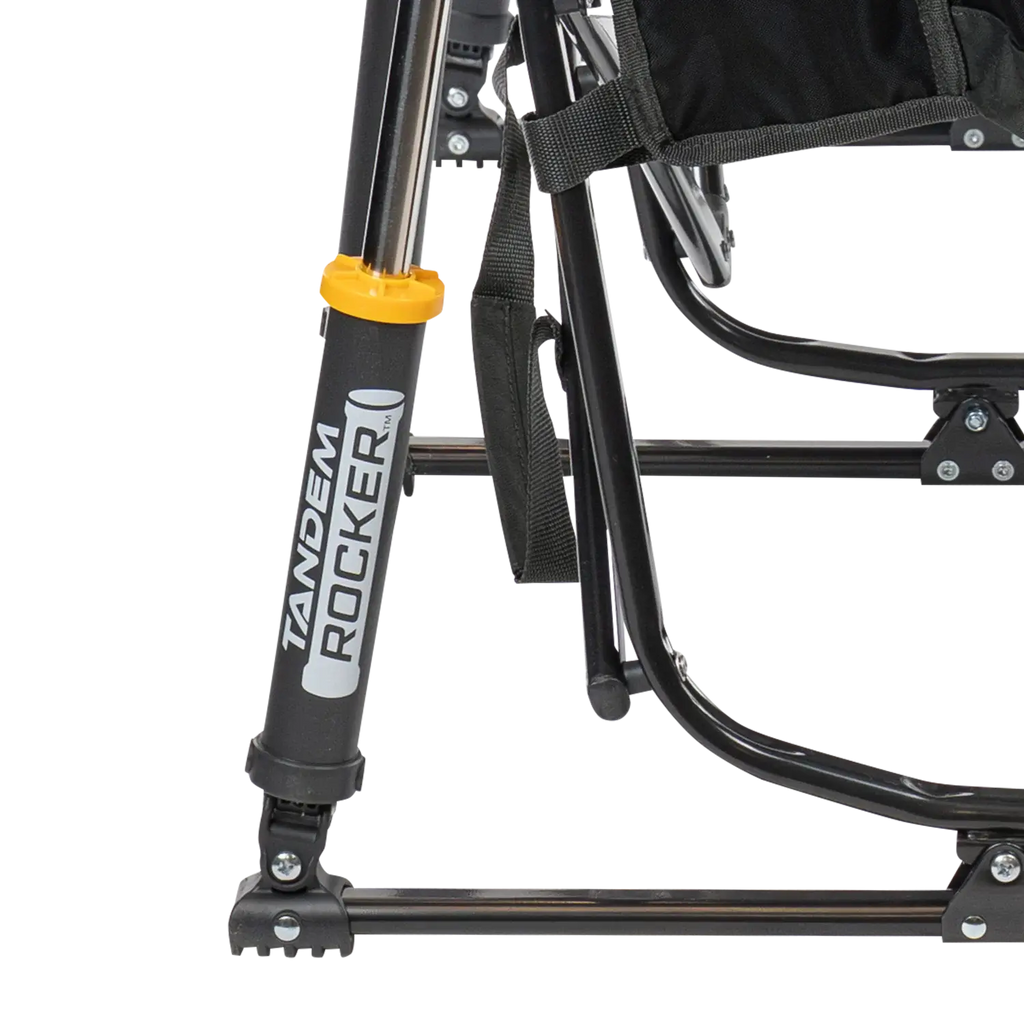 Patented Spring-Action Tandem Rocker - Choice 227 - Freestyle Rocker Portable Outdoor Folding Chair Detail