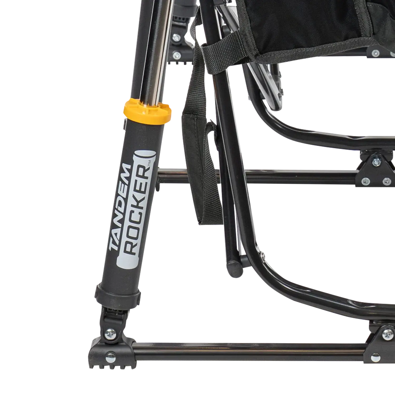 Patented Spring-Action Tandem Rocker - Choice 227 - Freestyle Rocker Portable Outdoor Folding Chair Detail
